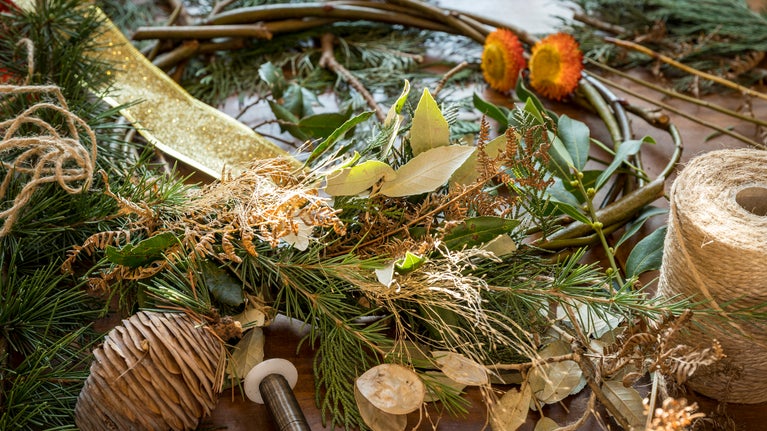 Christmas wreath workshop